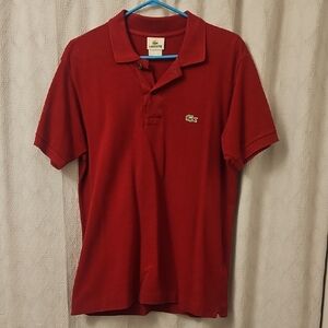 Lacoste Men's Polo in Rich Red